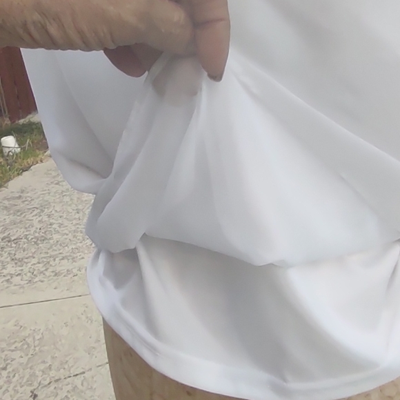 Vintage white summer top medium - Picture 7 of 14